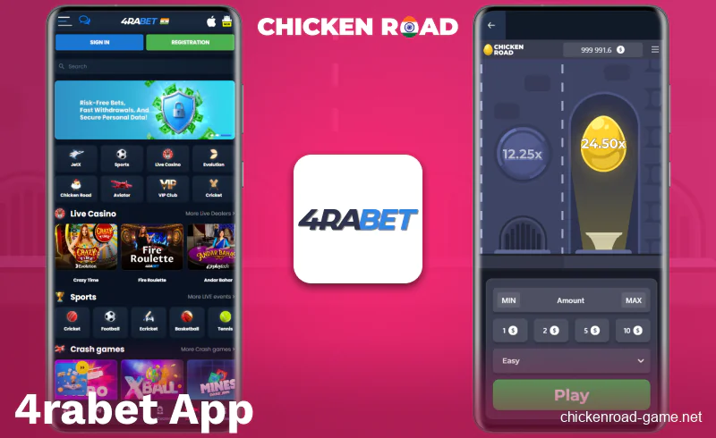 Install the 4rabet Chicken Road app for Indian users