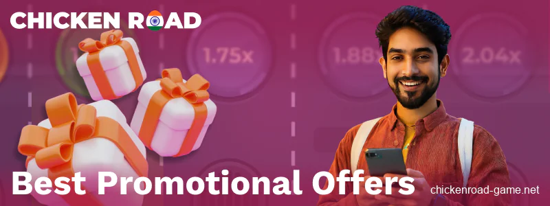 Available Bonuses for Indian Chicken Road Players