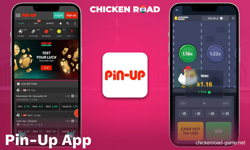 Get the Pin-Up Chicken Road app for India