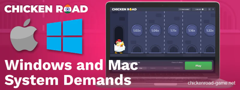 Windows Technical Specifications for Chicken Road IN