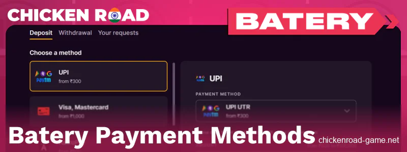 Adding Funds to Your Batery Chicken Road Account in India