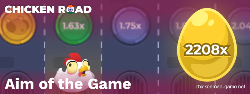 The objective of Chicken Road for Indian players